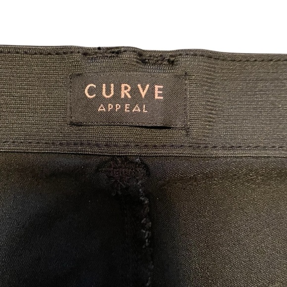 Curve Appeal Black High Rise Jeans-Size 24W-Straight Leg-Comfort Waist - Picture 3 of 9